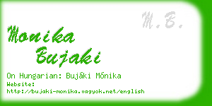 monika bujaki business card